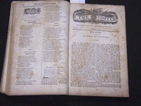 1835 JUNE-DECEMBER THE PHILADELPHIA VISITER VOLUME 1 - NICE ILLUS. - KD 3400H