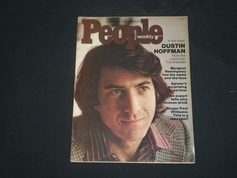1974 DECEMBER 23 PEOPLE MAGAZINE - DUSTIN HOFFMAN - B 4721