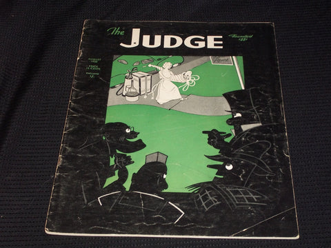 1938 AUGUST JUDGE MAGAZINE - NICE ILLUSTRATED FRONT COVER - E 4748