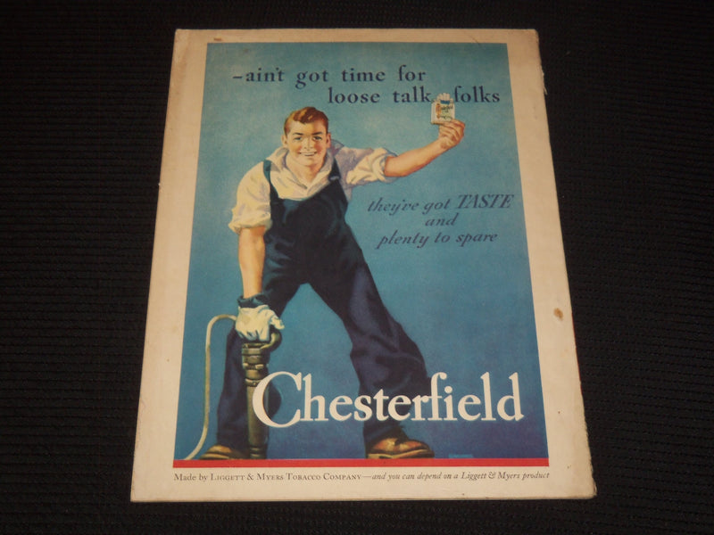 1936 OCTOBER SCREEN PLAY MAGAZINE - JOSEPHINE HUTCHINSON COVER - E 12162