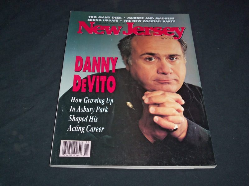 1989 NOVEMBER NEW JERSEY MONTHLY MAGAZINE - DANNY DEVITO - SP 6079