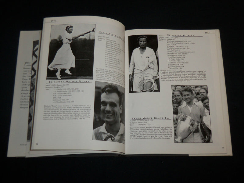 2004 FAME - TENNIS HALL OF FAME HARDCOVER BOOK BY EUGENE L. SCOTT - KD 7066