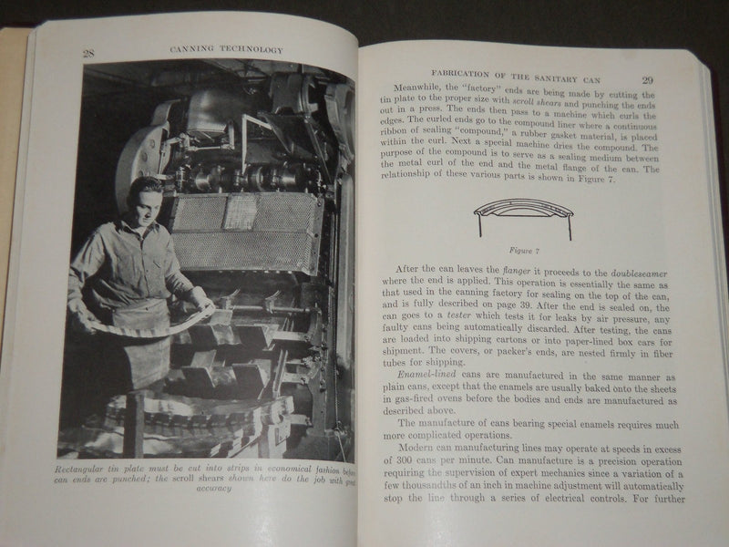 1939 THE CANNED FOOD REFERENCE MANUAL - NICE PHOTOS & ILLUSTRATIONS - J 5190