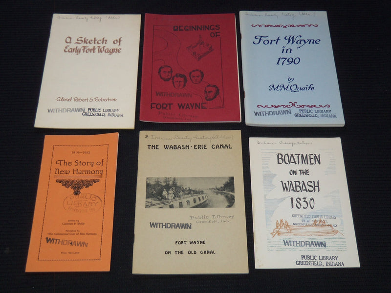 1950'S-1990'S FT. WAYNE WABASH - GREENFIELD PUBLICATIONS LOT OF 22 - O 3027D