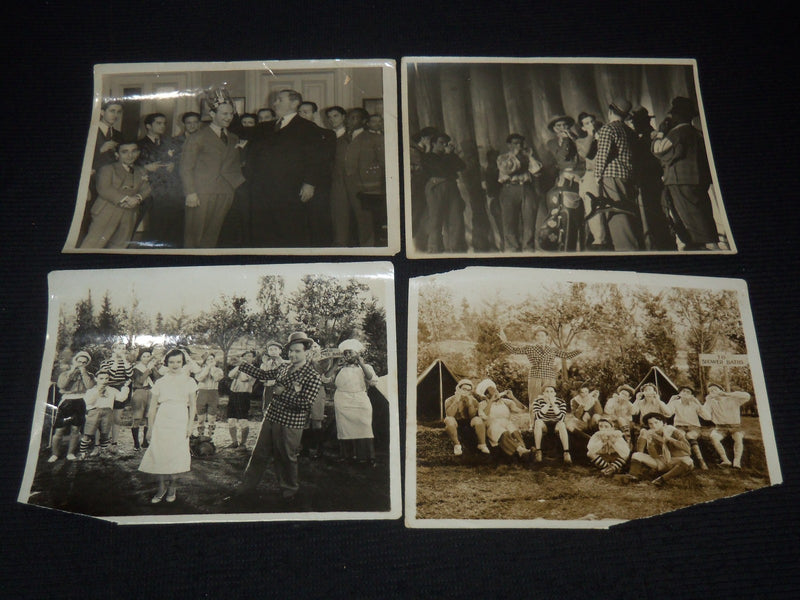 1933 ORIGINAL MUSICAL PHOTOS LOT OF 4 - JOHNNY PULEO - 8x10 - #140