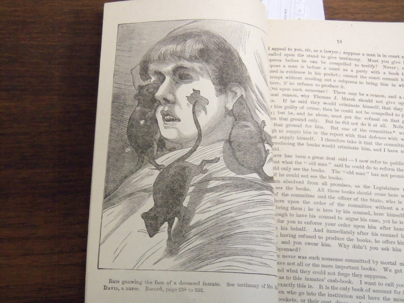 1883 TEWKSBURY INVESTIGATION COMMITTEE BULLETIN BY GOV. BENJAMIN BUTLER - K 1166