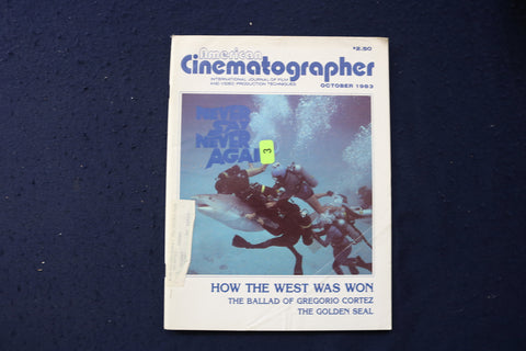 1983 OCTOBER AMERICAN CINEMATOGRAPHER MAGAZINE - HOW THE WEST WAS WON - E 17708