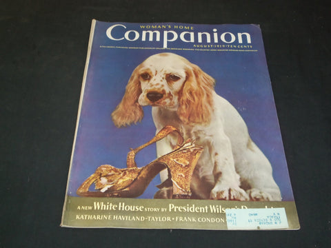 1939 AUGUST WOMAN'S HOME COMPANION MAGAZINE - ILLUSTRATED COVER - SP 7008