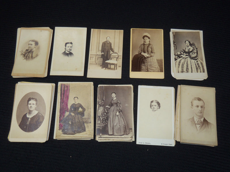 1800'S REAL PHOTOS - 69 PHOTOS - 2 1/4