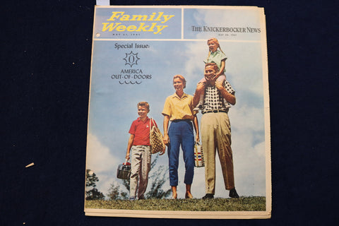 1961 MAY 20 FAMILY WEEKLY MAGAZINE - ROBERT TAYLOR ARTICLE AND PHOTO - E 23293
