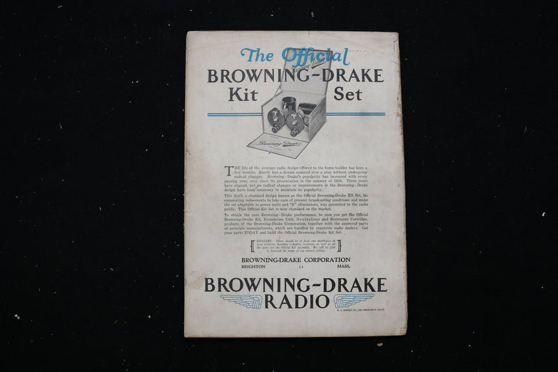 1927 JUNE RADIO MAGAZINE - GREAT FRONT COVER - E 11162