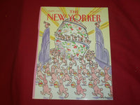 1991 APRIL 1 NEW YORKER MAGAZINE FRONT COVER ONLY - GREAT ART FOR FRAMING