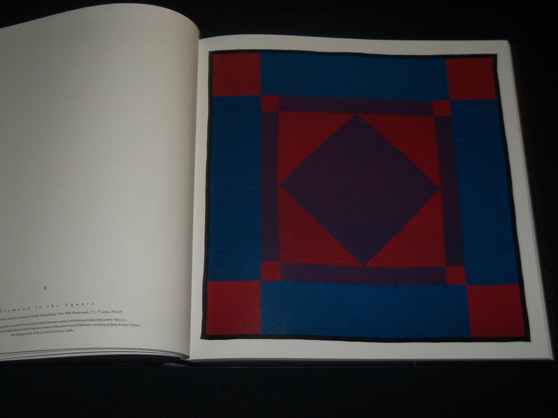 1990 AMISH THE ART OF THE QUILT HARDCOVER BOOK W/ CASE - FIRST EDITION - I 960A