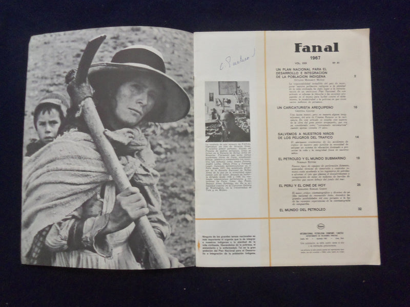 1967 FANAL MAGAZINE - SPANISH TEXT - VOLUME XXI, NUMBER 81 - NICE COVER - K 152