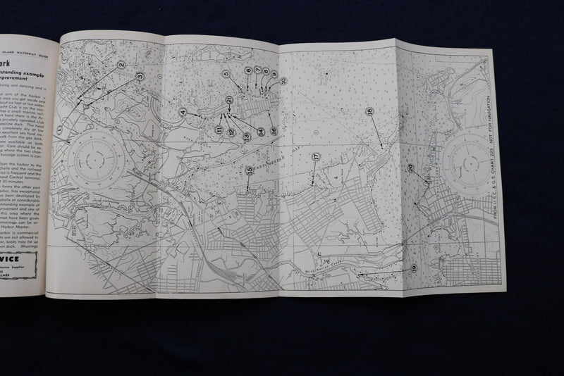 1954 INLAND WATERWAY GUIDE NORTHERN EDITION SOFTCOVER BOOK - K 905