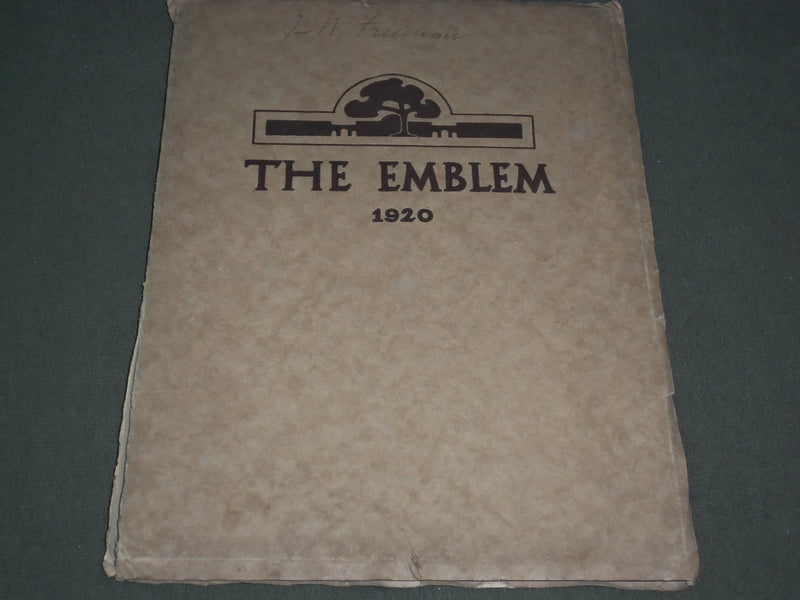 1920 THE EMBLEM CHICAGO NORMAL COLLEGE YEARBOOK - ILLINOIS - PHOTOS - YB 1133