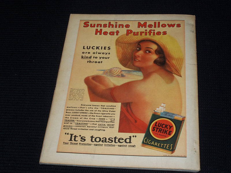 1931 MARCH REVIEW OF REVIEWS MAGAZINE - WICKERSHAM REPORT FRONT COVER - E 6349