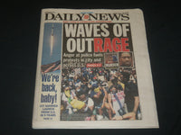 2020 MAY 31 NEW YORK DAILY NEWS NEWSPAPER - WAVES OF OUTRAGE - WE'RE BACK BABY!
