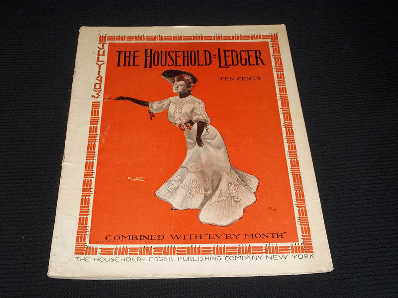 1903 JULY THE HOUSEHOLD LEDGER MAGAZINE NICE ILLUSTRATED COVER - E 2408