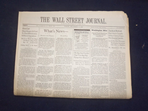 1998 DEC 11 THE WALL STREET JOURNAL - CASULTY OF CLINTON YEARS: SCANDAL - WJ 109