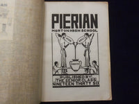 1936 PIERIAN MORTON HIGH SCHOOL YEARBOOK - RICHMOND, INDIANA - YB 1926H