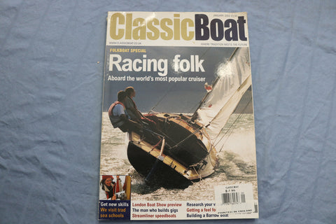 2002 JANUARY CLASSICBOAT MAGAZINE - FOLKBOAT SPECIAL - RACING FOLK - E 9574