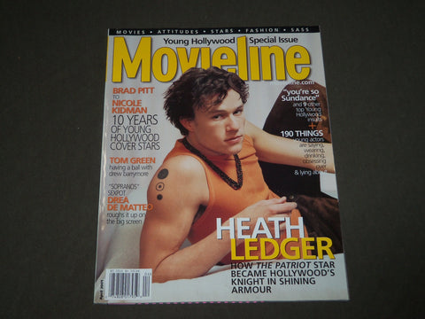 2001 APRIL MOVIELINE MAGAZINE - HEATH LEDGER COVER - SPECIAL ISSUE - CW 57
