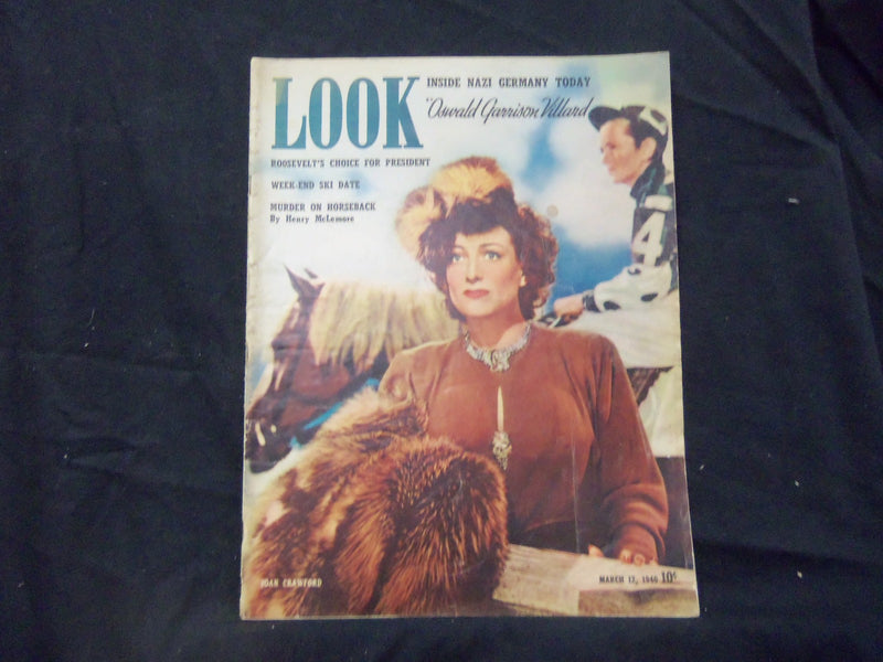 1940 MARCH 12 LOOK MAGAZINE - JOAN CRAWFORD - ST 1450