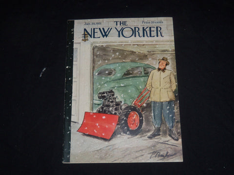 1951 JANUARY 20 THE NEW YORKER MAGAZINE - ILLUSTRATED COVER - NY 400