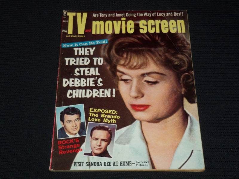 1960 JULY TV AND MOVIE SCREEN MAGAZINE - DEBBIE REYNOLDS COVER - E 15500
