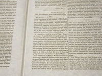 1841 THE MADISONIAN NEWSPAPERS LOT OF 5 - WASHINGTON CITY - NP 3877L