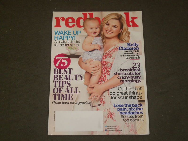 2015 MAY REDBOOK MAGAZINE - KELLY CLARKSON COVER - B 1602