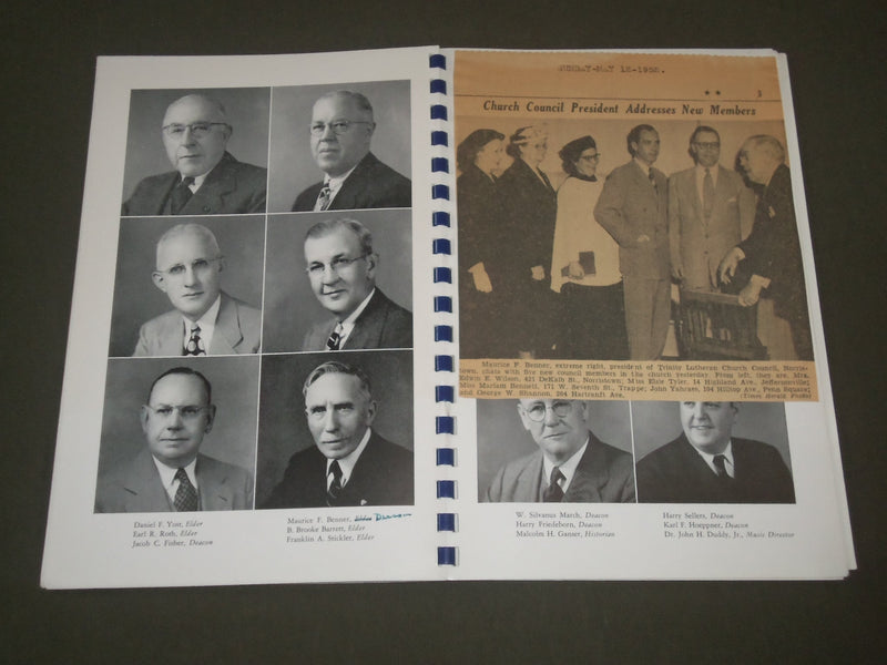 1948 100 YEARS EVANGELICAL LUTHERIAN CHURCH - NORRISTOWN PENNSYLVANIA - J 2694