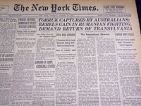 1941 JAN 23 NEW YORK TIMES - TO BRUK CAPTURED BY AUSTRALIANS - NT 1517