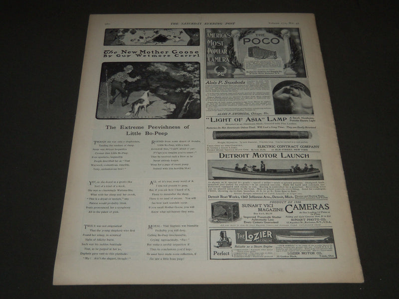 1900 APRIL 14 THE SATURDAY EVENING POST MAGAZINE - ILLUSTRATED COVER - SP 579