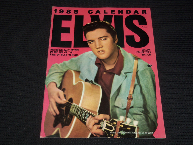 1988 ELVIS CALENDAR - SPECIAL COLLECTOR'S EDITION - E 15446
