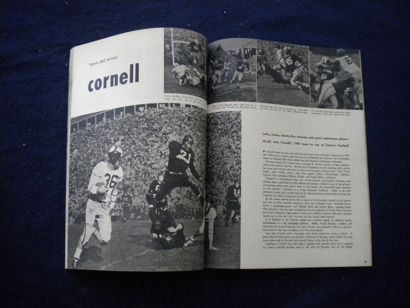 1949 STANLEY WOODWARD'S FOOTBALL MAGAZINE - DAN FOLDBERG COVER - B 439P