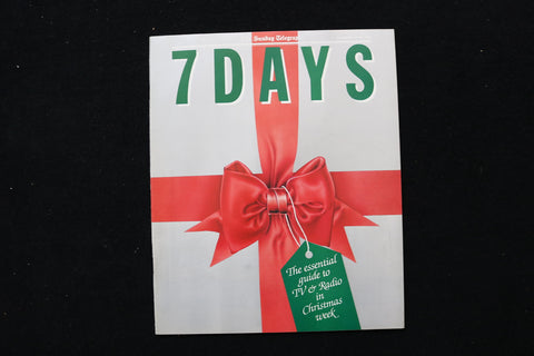 1989 DECEMBER 24-30 7 DAYS MAGAZINE - CHRISTMAS WEEK COVER - E 24469