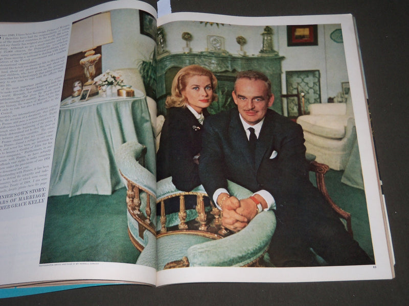 1963 APRIL MCCALL'S MAGAZINE - PRINCESS GRACE - GREAT FASHION ADS - ST 5212