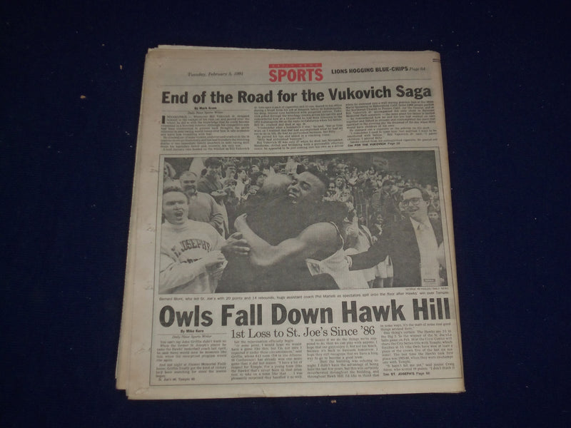 1991 FEBRUARY 5 PHILADELPHIA DAILY NEWS - BATTLESHIP JOINS IRAQ ASSAULT- NP 2989