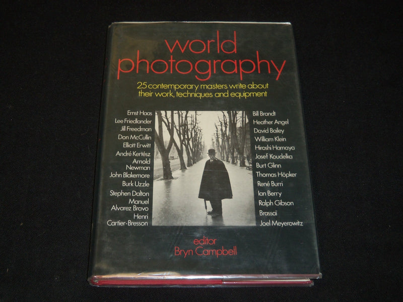 1981 WORLD PHOTOGRAPHY HARDCOVER BOOK BY BRYN CAMPBELL - NICE PHOTOS - I 1741