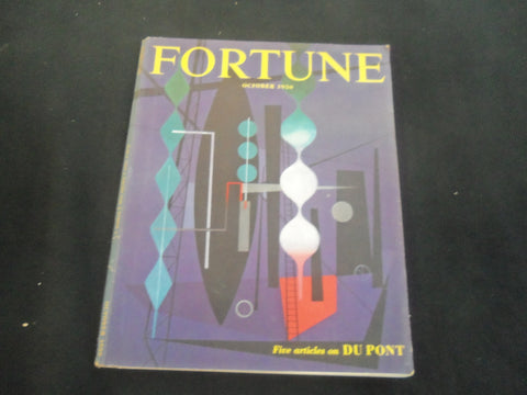 1950 OCTOBER FORTUNE MAGAZINE- FIVE ARTICLES ON DUPONT- GREAT COVER & ADS- F 782