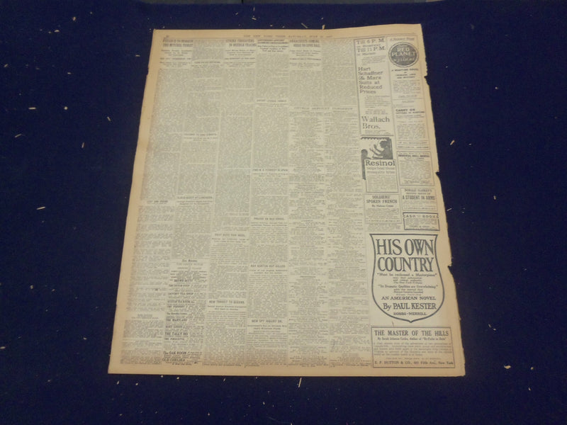 1917 JULY 21 NEW YORK TIMES - DRAWING FOR NATION'S DRAFT ARMY - NT 9317