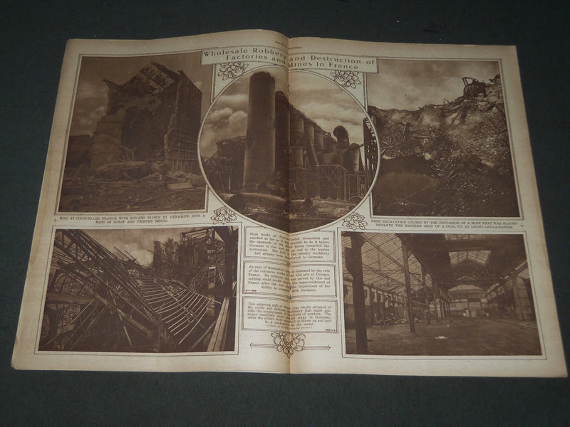 1919 JAN 23 MID-WEEK PICTORIAL MAGAZINE SECTION -WHERE FIGHTING STOPPED- NP 2859