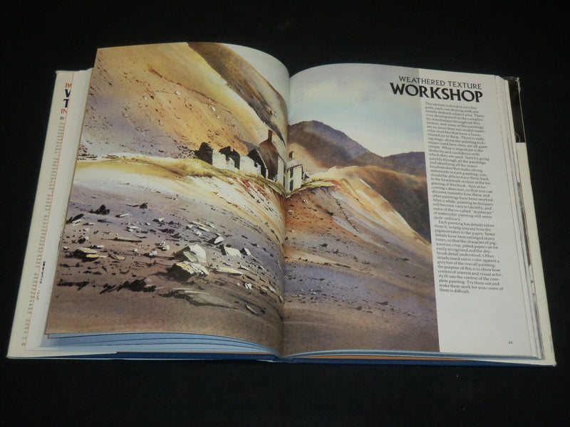 1982 PAINTING WEATHERED TEXTURES IN WATERCOLOR BOOK BY RICHARD BOLTON - I 1996