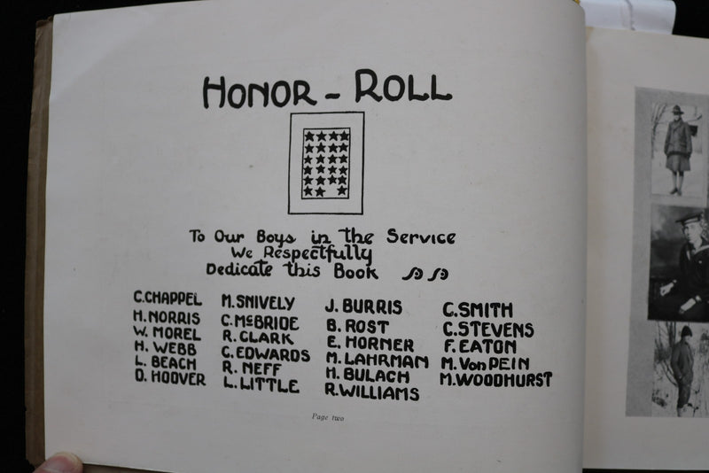 1918 THE PIERIAN - RICHMOND HIGH SCHOOL YEARBOOK - INDIANA - K 2880