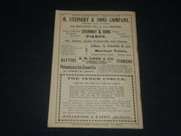 1901 WHEN WE WERE TWENTY - HOLLIS ST. THEATRE PROGRAM - J 5678