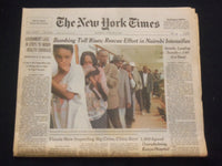 1998 AUGUST 9 NEW YORK TIMES NEWSPAPER - NAIROBI BOMBING TOLL RISES - NP 7126