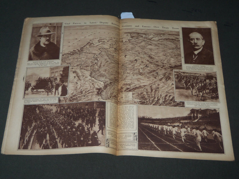 1919 DECEMBER 18 MID-WEEK PICTORIAL MAGAZINE SECTION - ON THE RHINE - J 3252