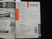 1961 MAY PRODUCTS FINISHING MAGAZINE - ROLLER COAT PAINTING ALUMINUM - J 9992